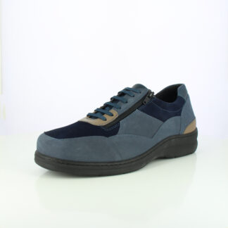 TEX BLANC, chaussures homme, baskets confortables thérapeutique, pieds diabétiques