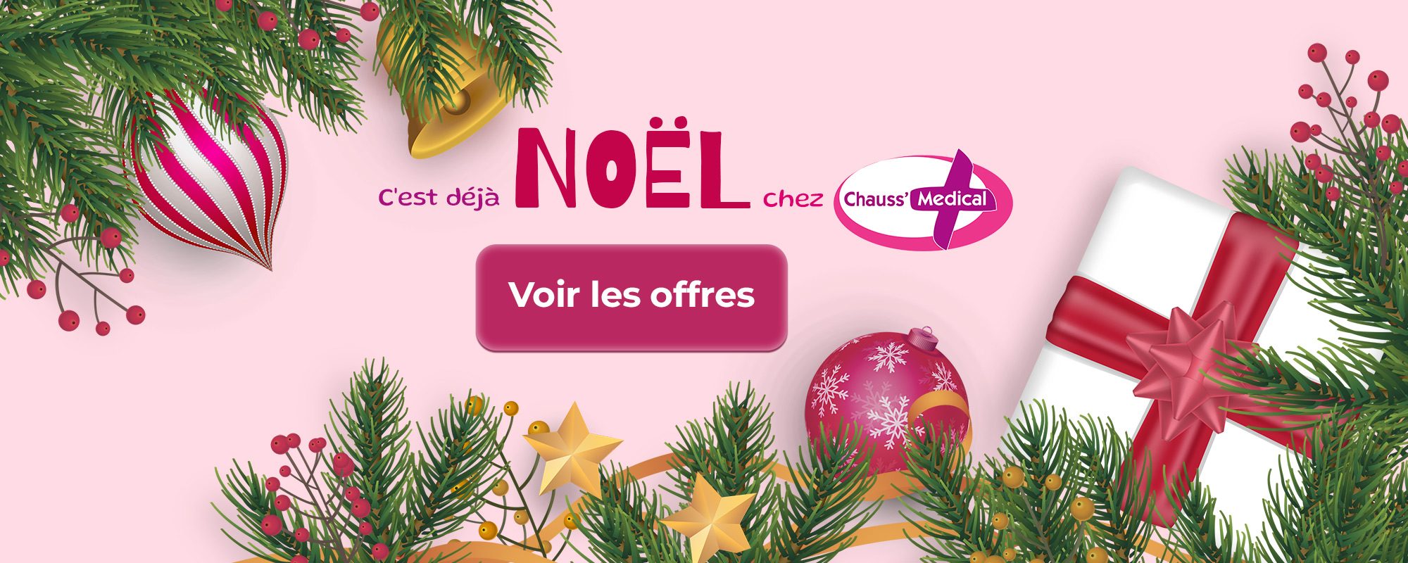 C'est déjà Noël chez Chauss'Medical+, découvrez nos offres