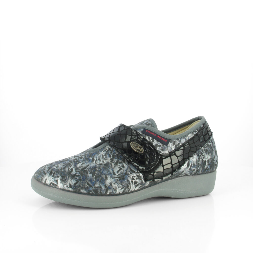 MELA Anthracite chaussures d'intérieur confortables et économiques