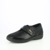 MELA NOIR Jolies chaussures d'intérieur confortables et économiques